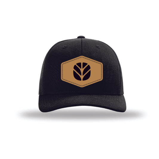 Leather Patch Hat - Leaf