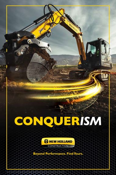 New Holland Consrtruction Poster, Graphic 1: NHC7133234121