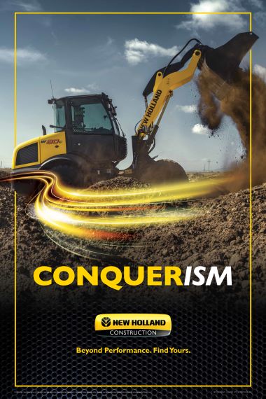 New Holland Consrtruction Poster, Graphic 3: NHC7133234123