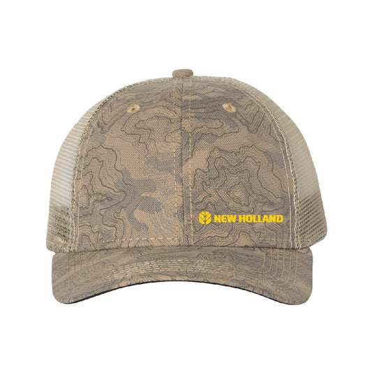 Territory Trucker Cap - Khaki with Gold NH Embroidery