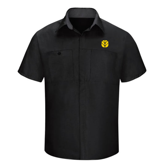 Red Kap - Performance Plus Short Sleeve Shirt with Oilblok Technology - Black/Charcoal
