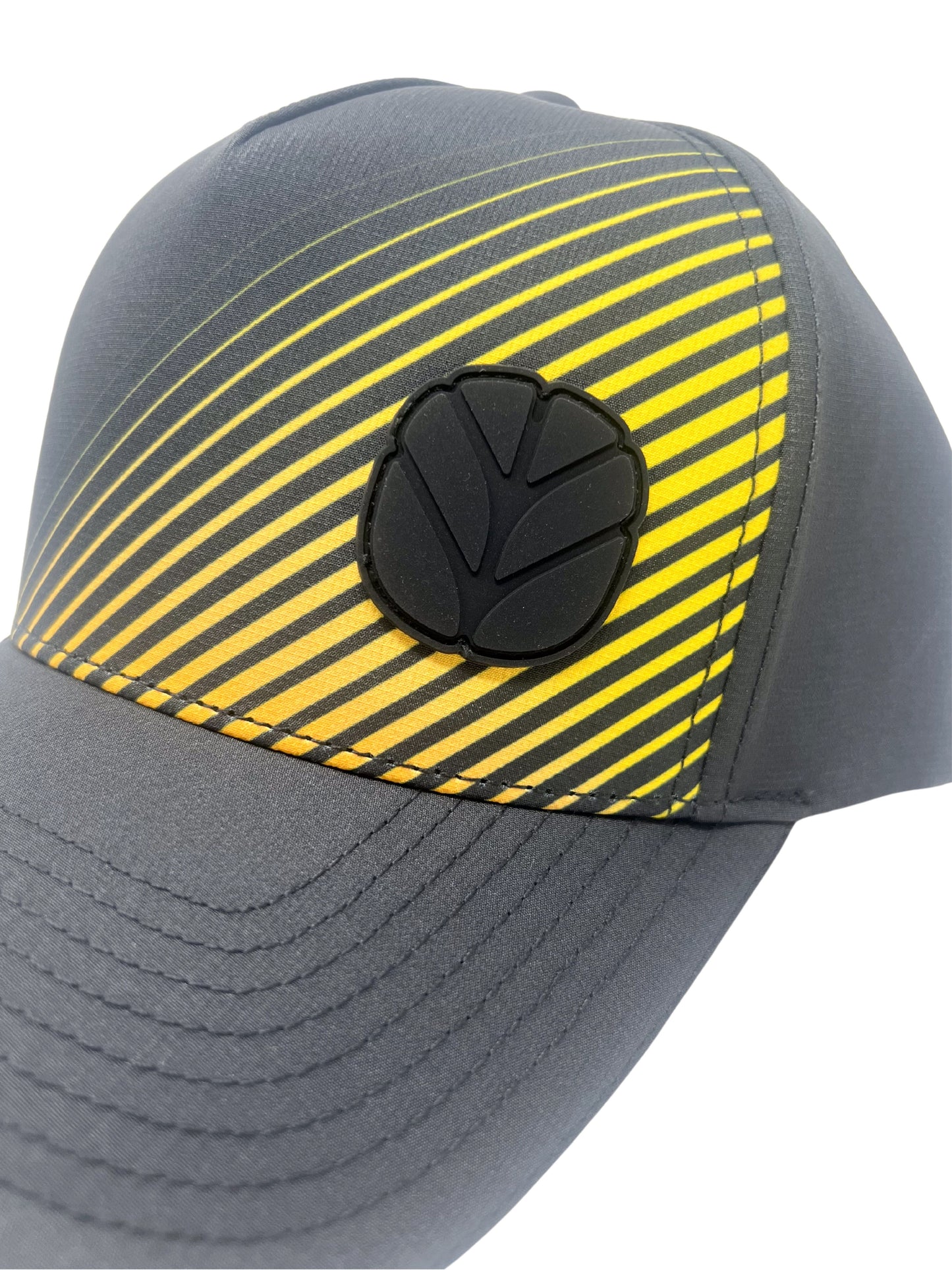 5 Panel Structured Cap, Custom Design Yellow Fade