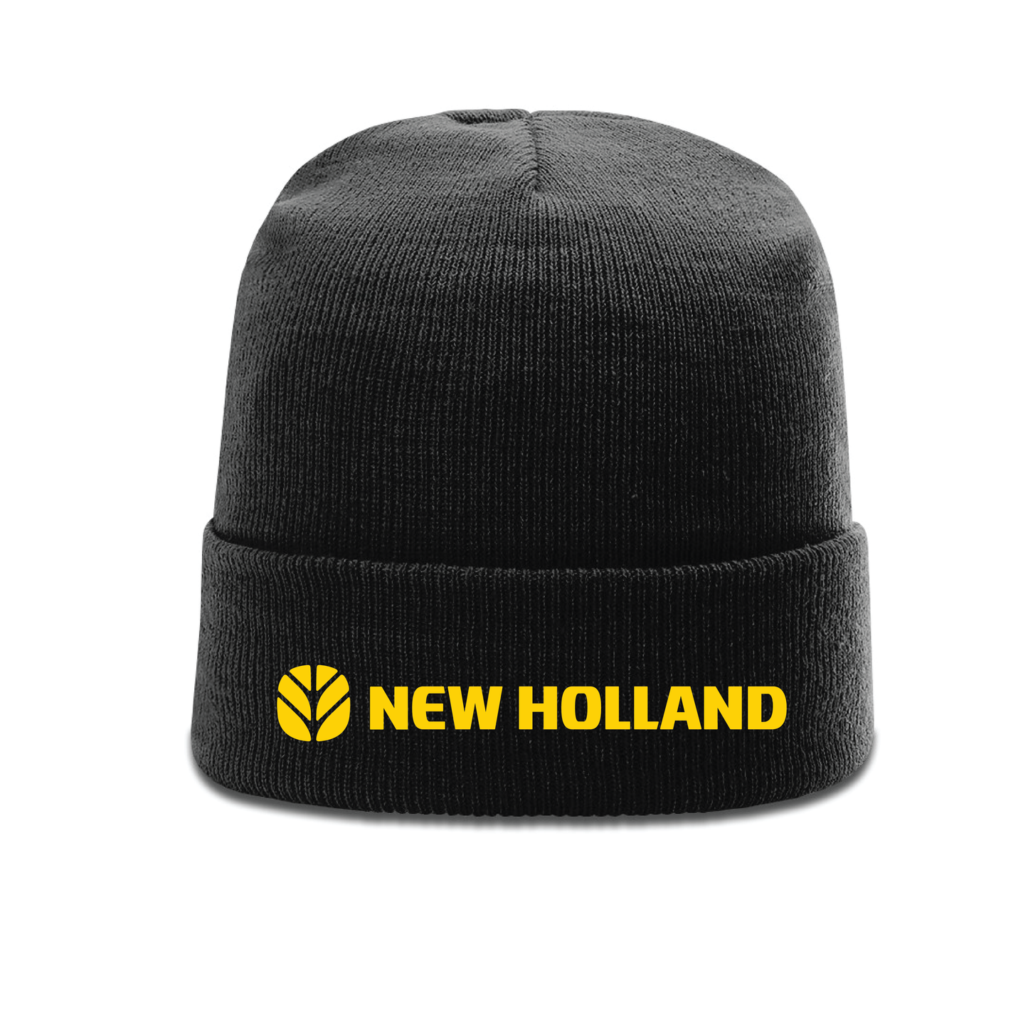 Solid Beanie W/Cuff - Black